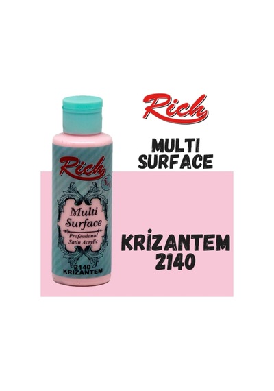 Multisurface - Profesyonel Satin Akrilik - 120 Cc Krizantem 2140 Krizantem 2140