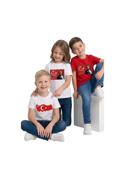 New Kids 3 Lü Set Ünisex Çocuk Tshirt 3 Adet -91206 Çok Renkli