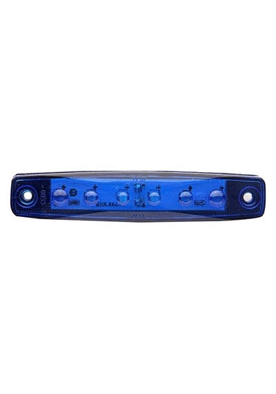 Dekoratif Parmak Lamba Universal IP65 Su Geçirmez 6 Led 12-24V Mavi TH-613