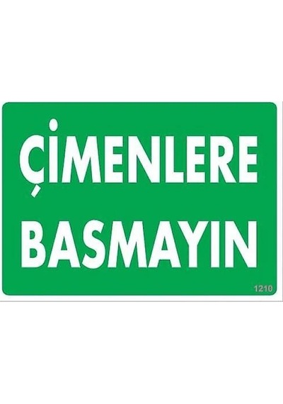Çimenlere Basmayın 1210