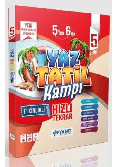 Yanıt Yayınları 5. Sınıf 5 Ten 6 Ya Etkinlikli Yaz Tatil Kitabı 2026