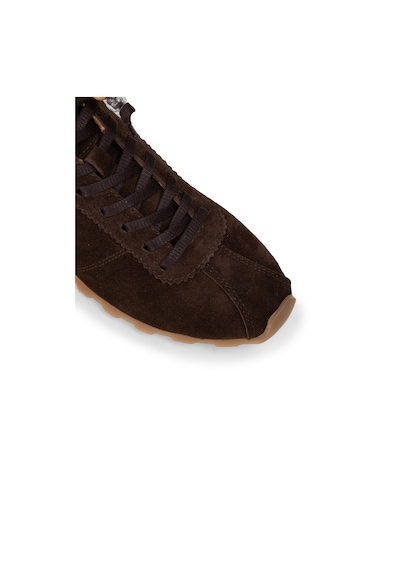 Deery Kadın Hakiki Süet Kahverengi Sneaker Ayakkabı - M5129zkhvc01 Kahverengi