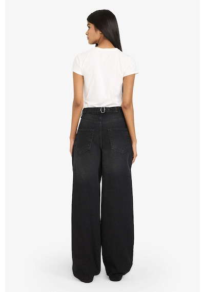 Defacto Baggy Fit Yüksek Bel Uzun Jean Pantolon G8021ax26spnm40 Siyah-nm40