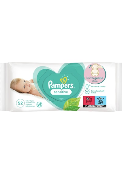 Prima Pampers Sensitive Hassas Islak Bebek Havlusu 52'li