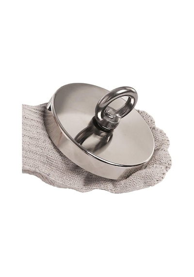 Dünya Magnet 80 Mm Çapında Dev Neodyum Pot Mıknatıs Fishing Magnet Kanca Kurtarma Mıknatısı