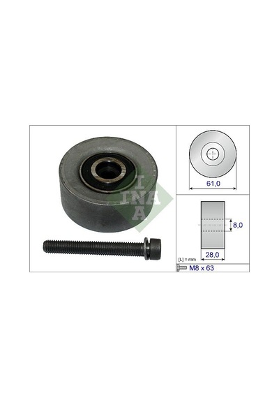 V Kayış Gergi Rulmanı - Fiat Stilo, Croma, 159 - Schaeffler-ına-532047210