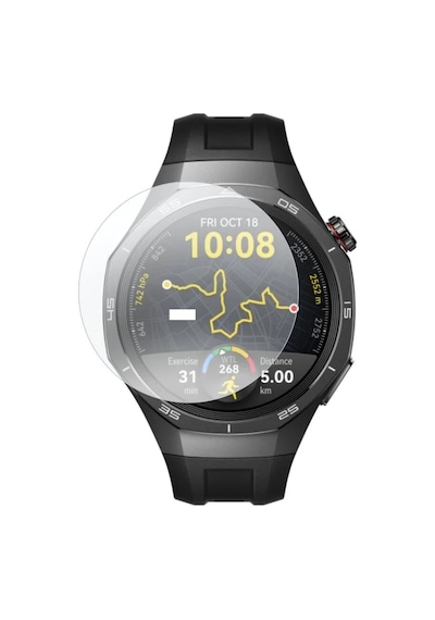 Huawei Watch 5 46mm Uyumlu 3 Adet Şeffaf Ultra Koruyucu Nano Jelatin