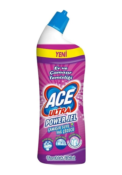 Ace Ultra Power Jel Ferahlık Etkisi Çamaşır Suyu 1 L