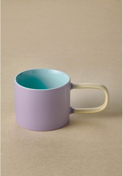 The Mia Rainbow Porselen Kupa Mor 270 Ml