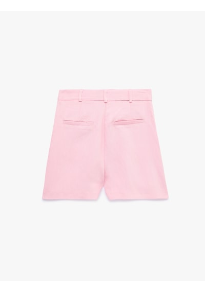 Koton Koton X Melis Ağazat - Viskon Kumaş Cepli Pile Detaylı Mini Şort Pembe 6sak40336pw Gül Koton Koton X Melis Ağazat - Viskon Kumaş Cepli Pile Detaylı Mini Şort Pembe 6sak40336pw Gül