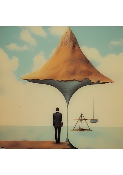 Aether Çerçeveli Cam Tablo 60x60 Cm