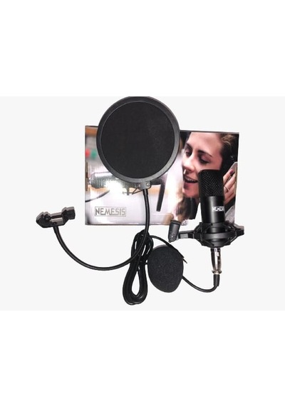 Nemesis Bm-900 Kondanser Stüdyo Mikrofon Seti-Pop Filter Dahil