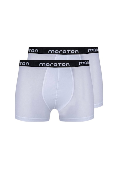 Maraton 2'li Erkek Beyaz Boxer