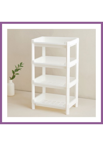 Bezos 4 Katlı Sepet Organizer Raf Düzenleyici 510x205x685 Mm Rengaren Çok Renkli