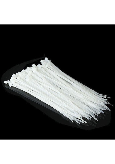 Kablo Bağı Cırt Kelepçe Beyaz 4.8x500 Mm 100adet
