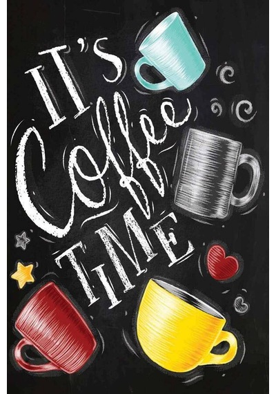 Sarı Kaymaz Tabanlı Coffee Temalı Yıkanır Mutfak Halısı Mt42n11