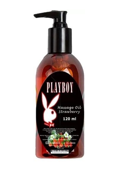Hubrendy Sh Playboy Massage Oıl Çilekli Masaj Yağı 120ml