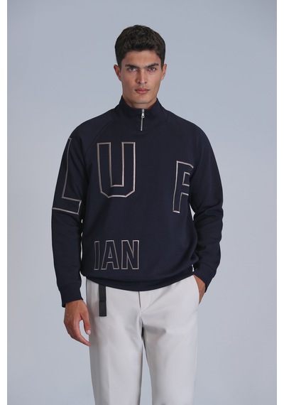 Lufian Focus Erkek Sweatshirt Lacivert Lacivert 112030131100200 Lacivert