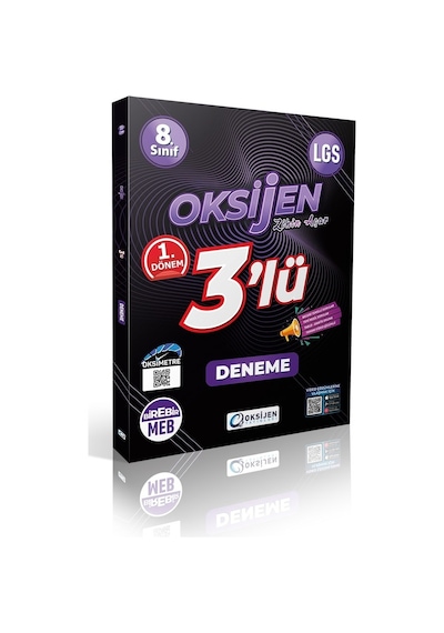 Oksijen Lgs 8.sınıf 1.dönem 3'lü Deneme
