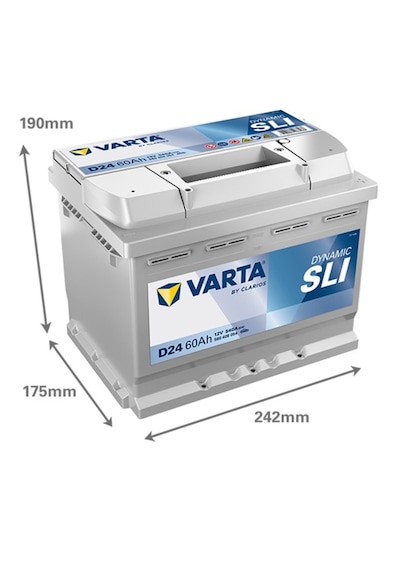 Varta D24 12v 60 Ah Blue Dynamic Akü-Yerinde Montaj