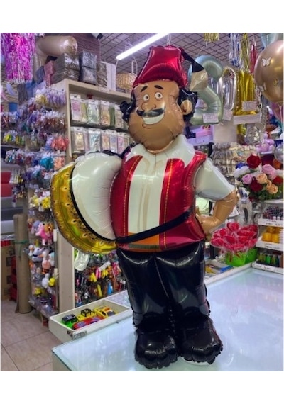 Ramazan Davulcusu Ayaklı Folyo Balon 1