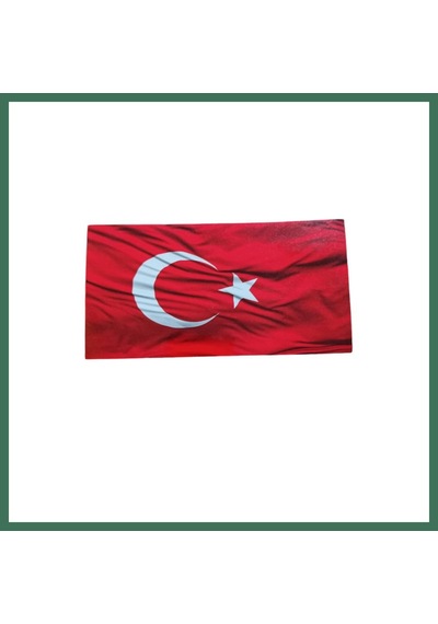 En-cag Türk Bayrağı Oto Sticker Küçük Kırmızı Beyaz 16x8cm Bss Standart