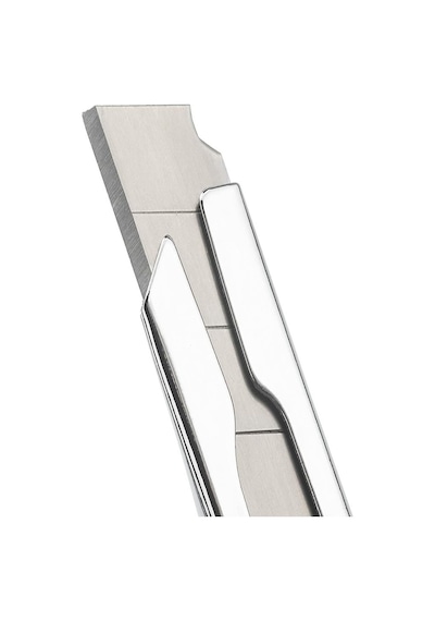 Maket Bıçağı Metal Cep Boy 9mm Falçata Kaymaz Kilitli Paslanmaz Dar 9mm Bıçaklı Maket Bıçağı Metal Falçata Küçük Boy