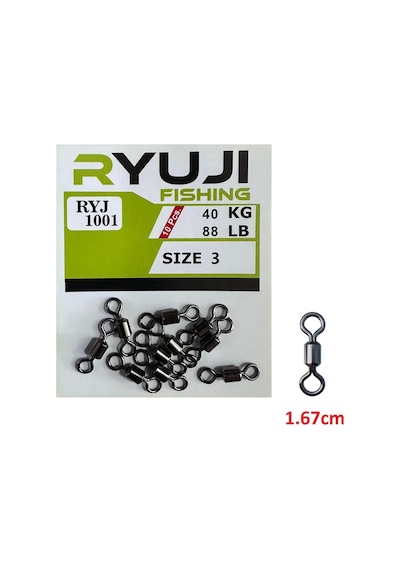 Ryuji Ryj 1001 No:3 Fırdöndü 10 Adet