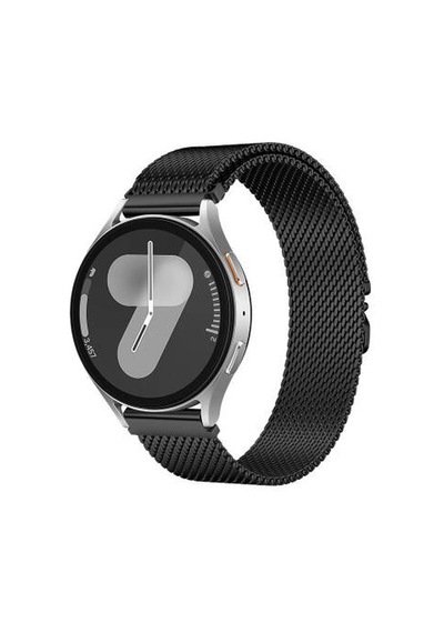 Xiaomi Mi Watch Color Uyumlu Krd-25 22mm Metal Hasır Kordon - Siyah