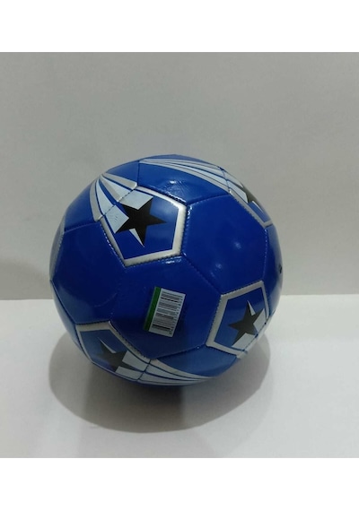 Futbol Topu Dikişli No 5 - Mavi Çok Renkli