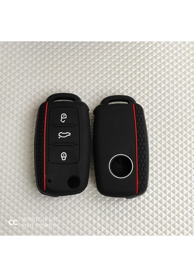 Gma Keys Volkswagen Anahtar Kılıfı Silikon 3 Tuş Oem