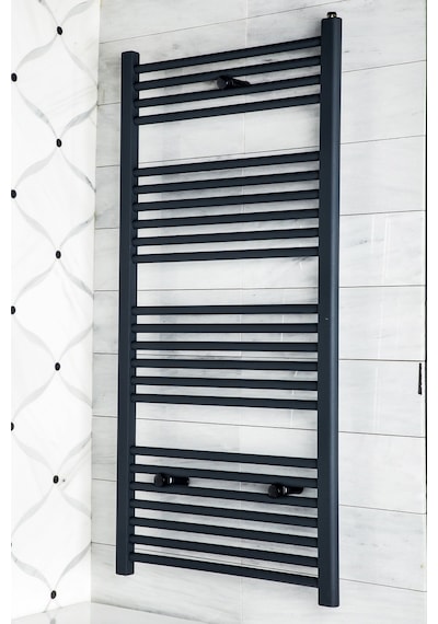 Toprak Havlupan 50/120CM Siyah Renk Düz Havlupan Radyatör