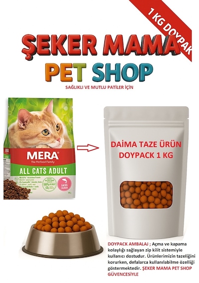 Mera Somonlu All Cats Kedi Maması 1 Kg