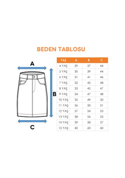 Kız Çocuk Paraşüt Etek 2950 Siyah
