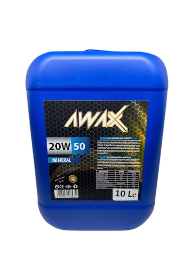 Awax 20W-50 Motor Yağı 10 L