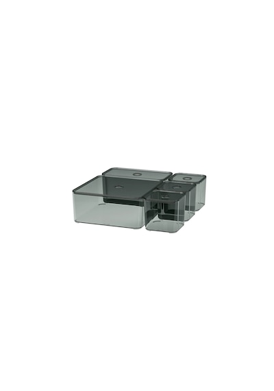 Ikea Vısslaån Kutu Seti , Gri, 5 Parça