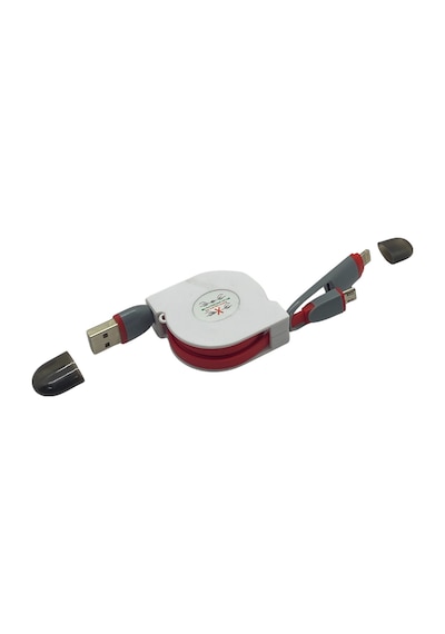 Telefon Şarj Cihazı Çoklu Uç Usb Makaralı N11.262