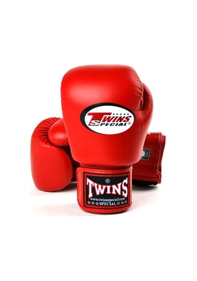 Twins Bgvl3-rd Boks Eldiveni Deri Muay Thai Eldiveni Kırmızı