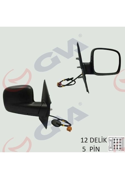 Dış Dikiz Aynası Sağ Transporter T5 Multıvan 04 Elektrikli Isıtmalı Konveks 5 F