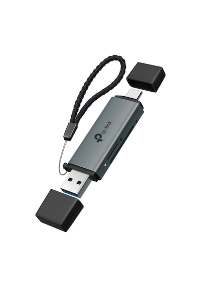 Ua430d Usb 3.0 Type-c & Type-a Sd/microsd Kart Okuyucu 5 Gbps Hız, Uhs-ı 200 Mb/s, Çift Kart Eşzamanlı Okuma/yaz