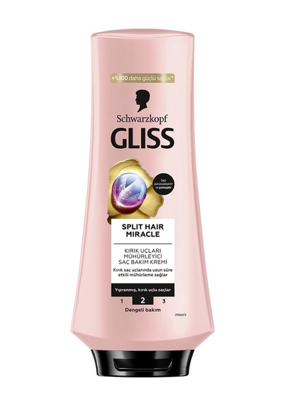 Gliss Split Hair Mıracle Saç Kremi 360 Ml - 8 Adet Tarı
