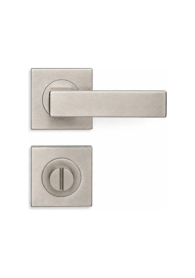 Sese Jale Modeli Rozetli Wc Kapı Kolu Inox Renk 200-213r-02-53