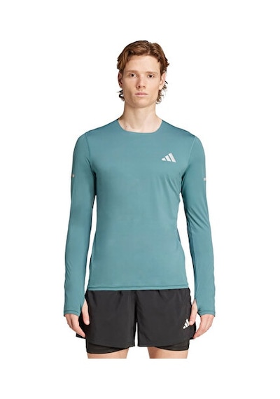 Adidas Adi365 Co Ls M Erkek Koşu Uzun Koşu Tişört Kb9917 Mavi Mavi