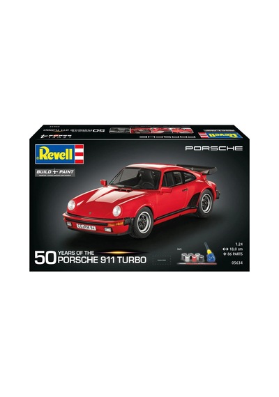 Revell Gift Set 1:24 50 Years Of The Porsche 911 Turbo 5634