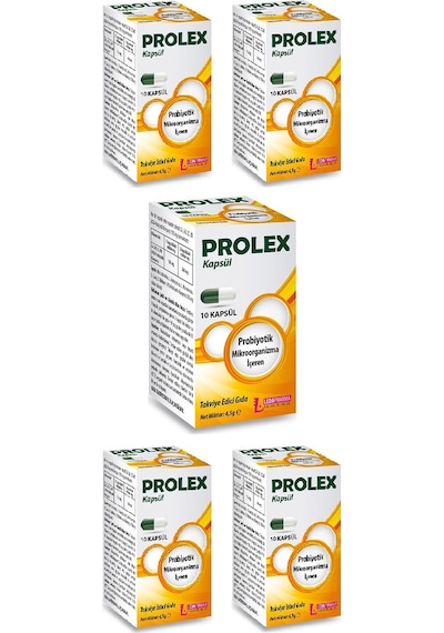 Ledapharma Prolex Probiyotik 10 Kapsül 5'Li Paket
