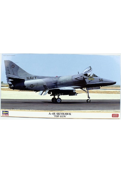 Hasegawa 7523 1/48 Ölçek, A-4e Skyhawk Top Gun , Limited Edition , Savaş Uçağı Plastik Model Kiti-55899