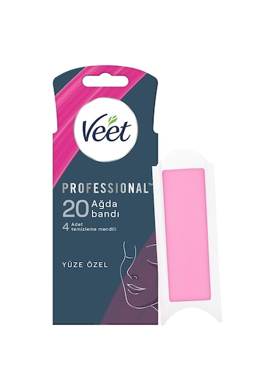 Veet Easy Gelwax Teknoloji Normal Ciltler İçin Yüze Özel Sir Ağda Bandı 1 X 20 Adet Diğer