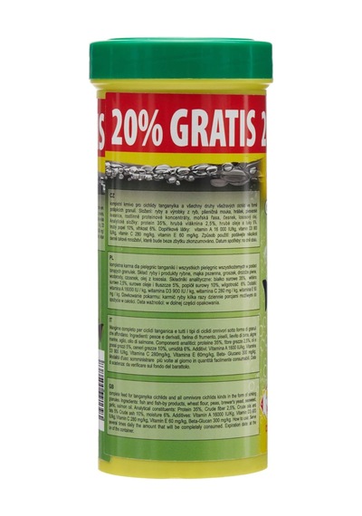 Dajana Granu Veggie Garlic Sarımsaklı Cichlid Yemi 250 Ml + 50 Ml Promo 150 Gr