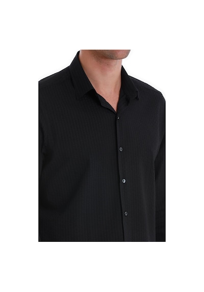 Hatemoğlu Siyah Comfort Fit Düz 100% Pamuk Slim Yaka Uzun Kollu Spor Gömlek 24d190000008 002 Siyah Hatemoğlu Siyah Comfort Fit Düz 100% Pamuk Slim Yaka Uzun Kollu Spor Gömlek 24d190000008 002 Siyah