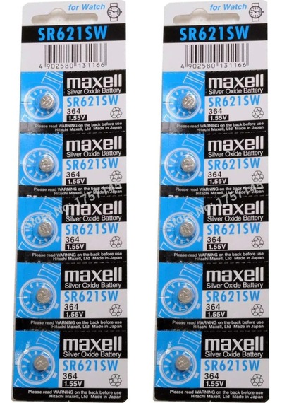 Maxell 364 SR621SW 1.55V Saat Pili 5 x 2'li
